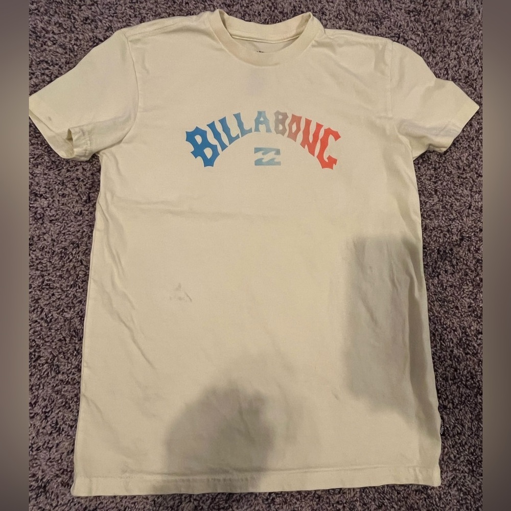 5 for$5✨Billabong Kids Graphic Tee, Lemon Yellow, Size S (Age 8)